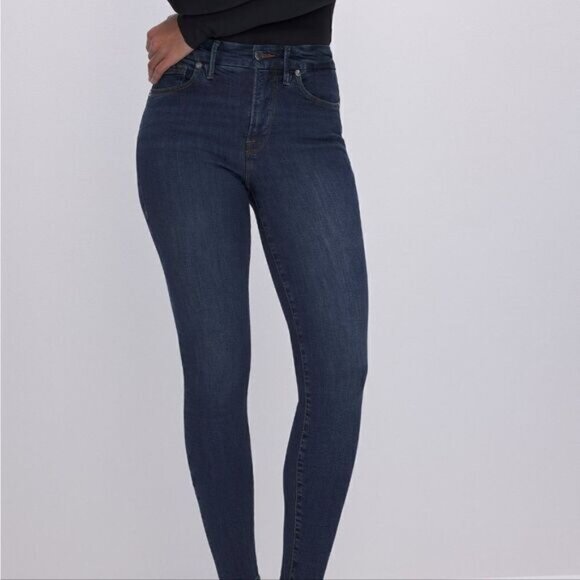 Good American Good Legs skinny jeans Sz 29 Blue 609 - Picture 1 of 9